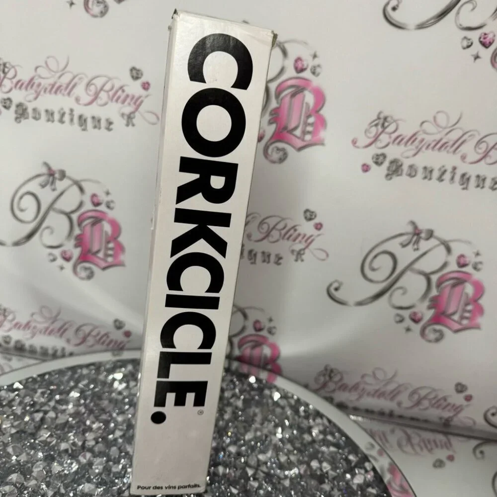 Corkcicle wine chiller stick clear icicle new in box drink cooler ice 🧊 cold